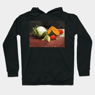 Still Life with Vegetables ~ oil painting Hoodie